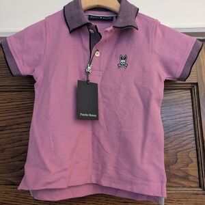 Psycho Bunny Light Purple Kids Polo Shirt